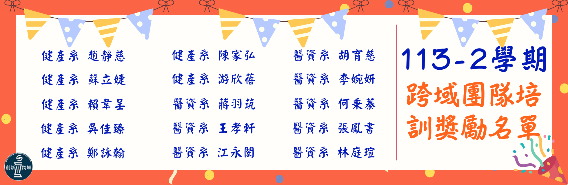 113-2團隊培訓獎勵